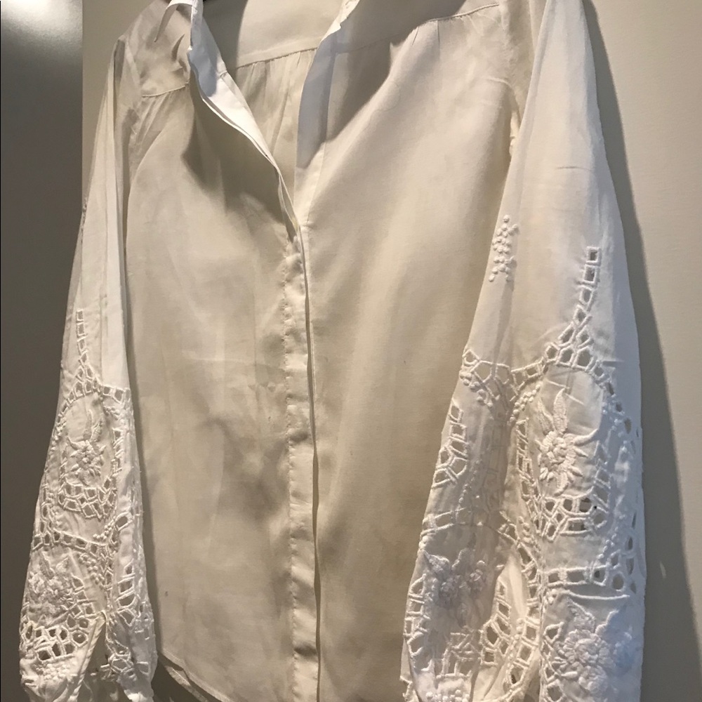 Theory white shirt